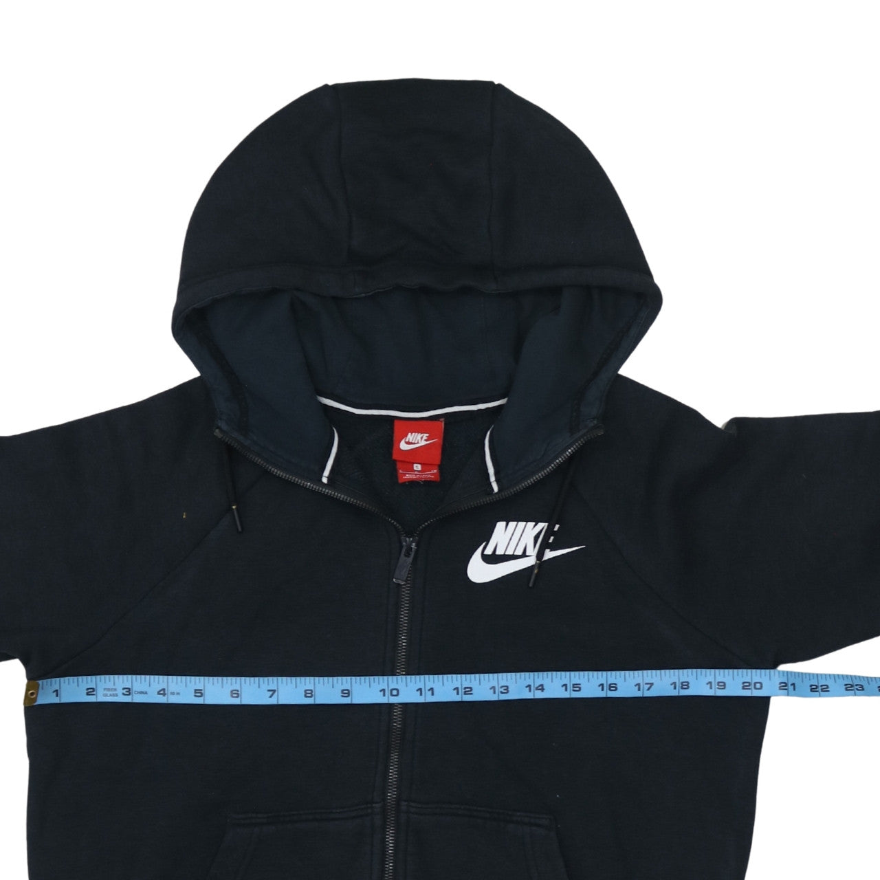 Nike Men's Black Full Zip Hoodie S Regular Fit Sportswear