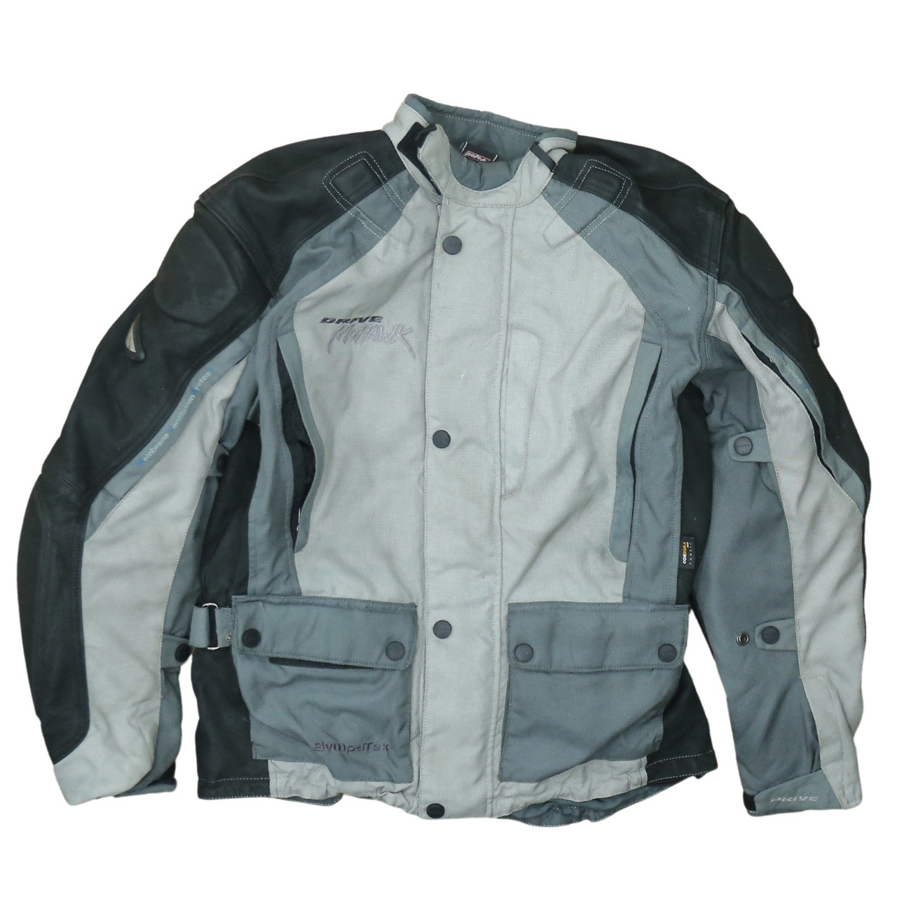 Polo Drive Mohawk Men's Grey Motorcycle Jacket L Waterproof