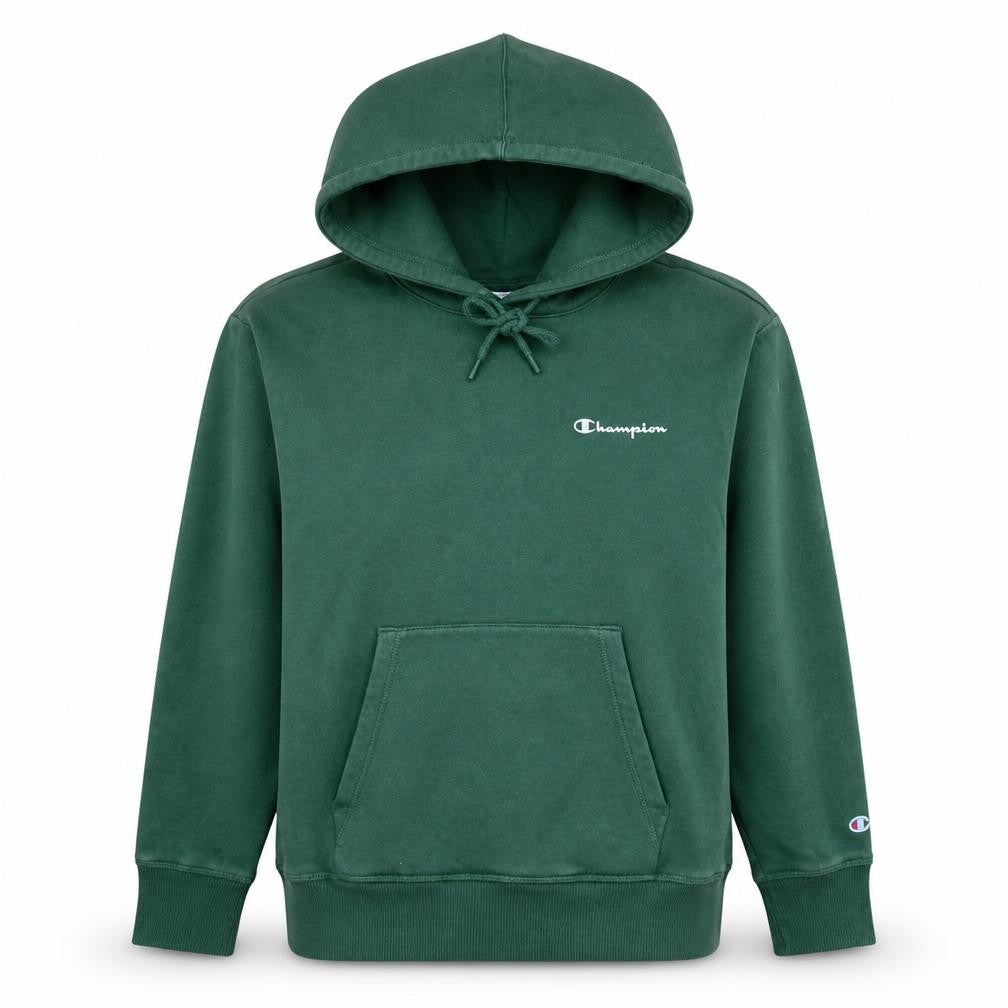 Champion Womens Green Pullover Hoodie XS Cotton Blend Casual