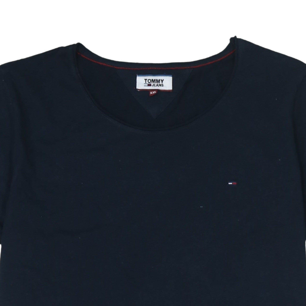 Tommy Jeans Men's Blue 2XL Crew Neck Short Sleeve Cotton T-Shirt