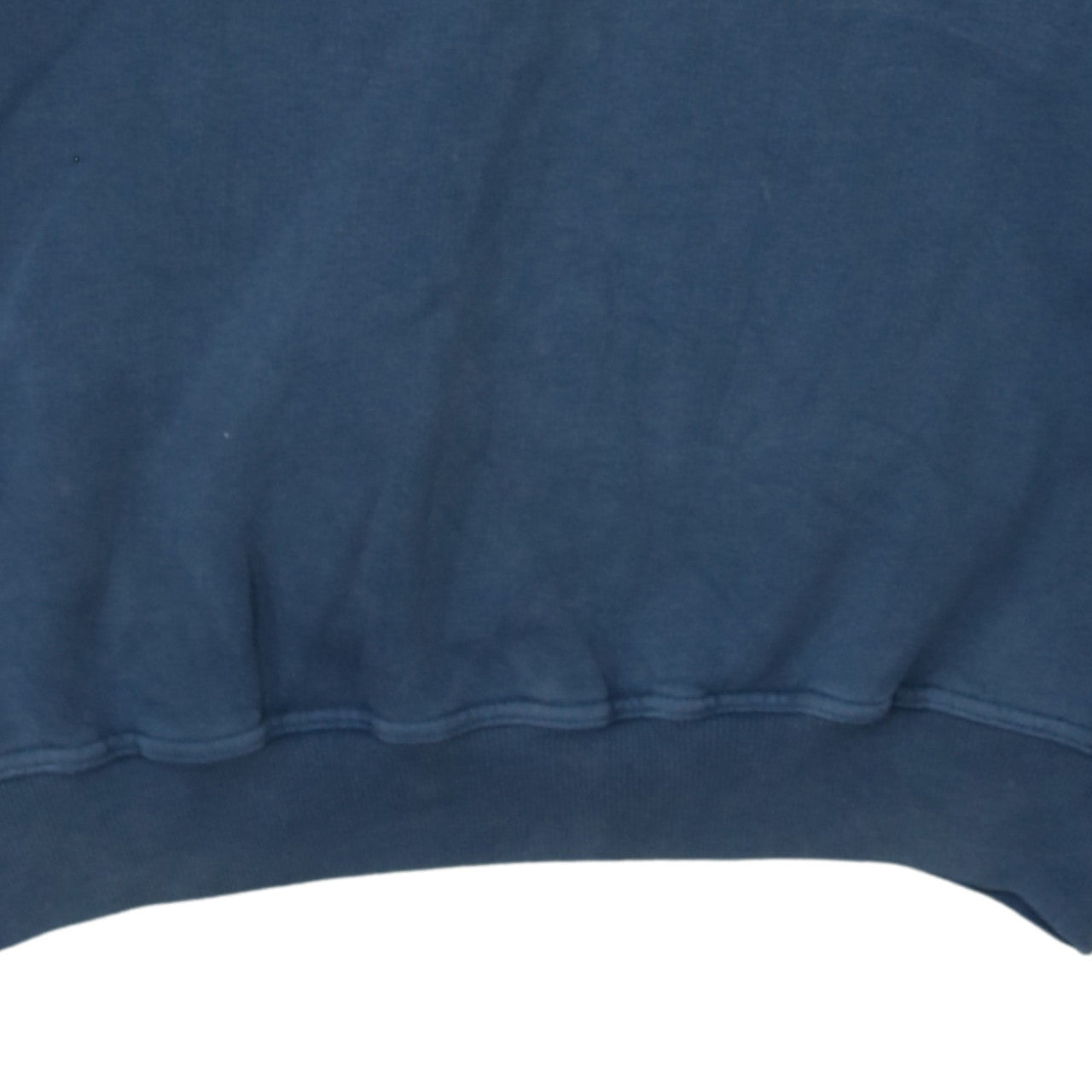 Adidas Mens Blue Embroidered Logo Pullover Sweatshirt Size L