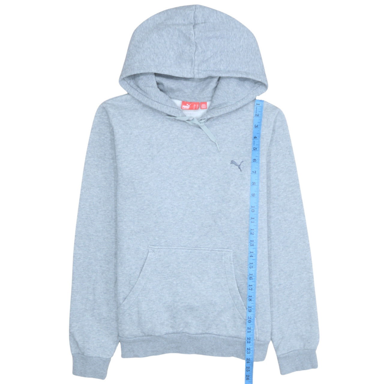 Puma Women Grey Pullover Hoodie Size 16 Hooded Sweatshirt