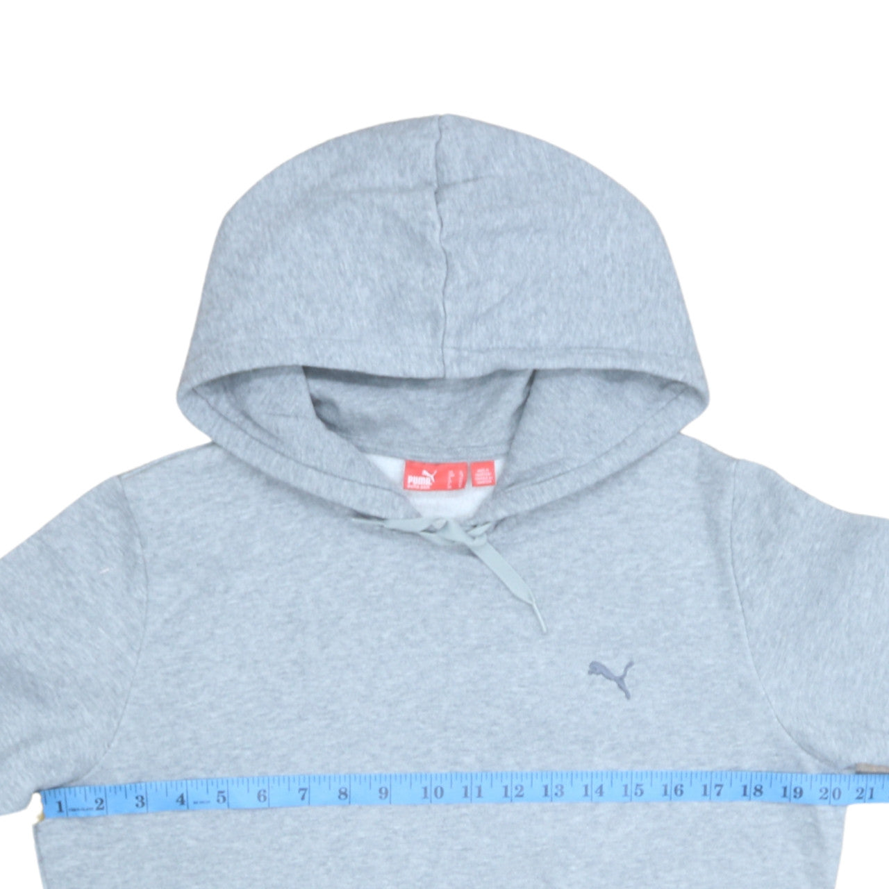 Puma Women Grey Pullover Hoodie Size 16 Hooded Sweatshirt