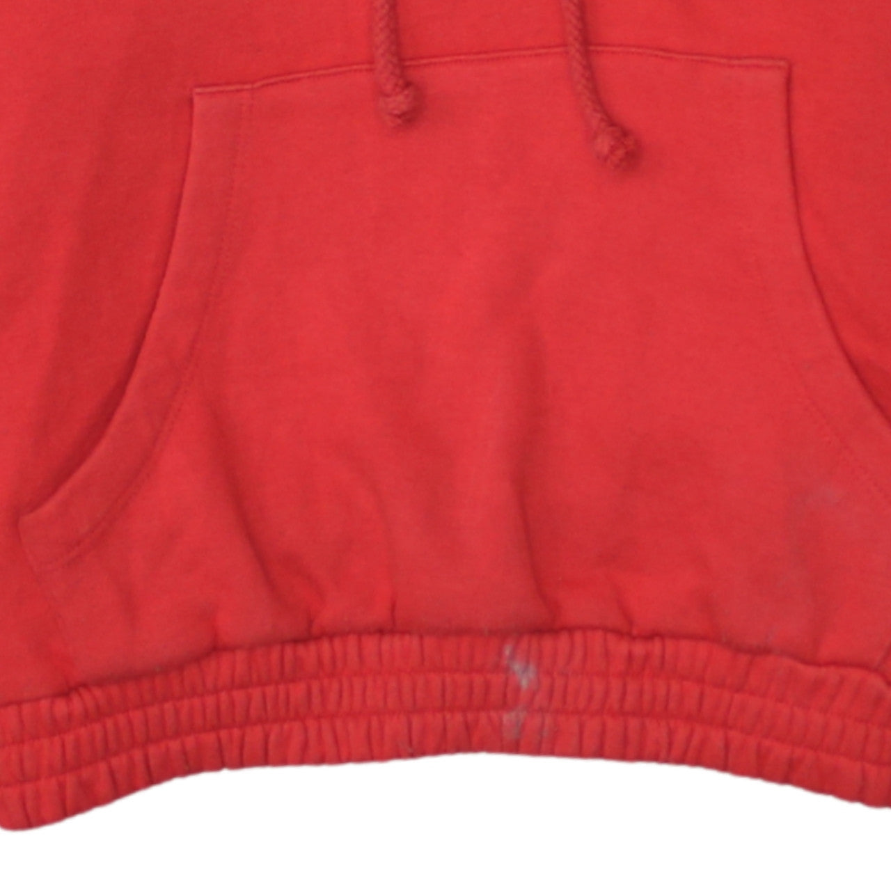 Tommy Jeans Womens Red Navy Hoodie M Logo Print Pullover