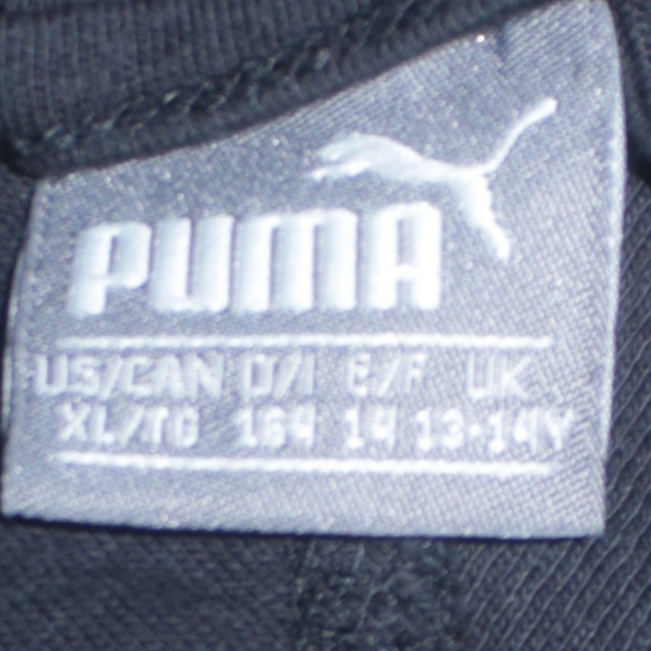 Puma Boys Black AC Milan Full Zip Hoodie 13-14 Years Football Sweatshirt