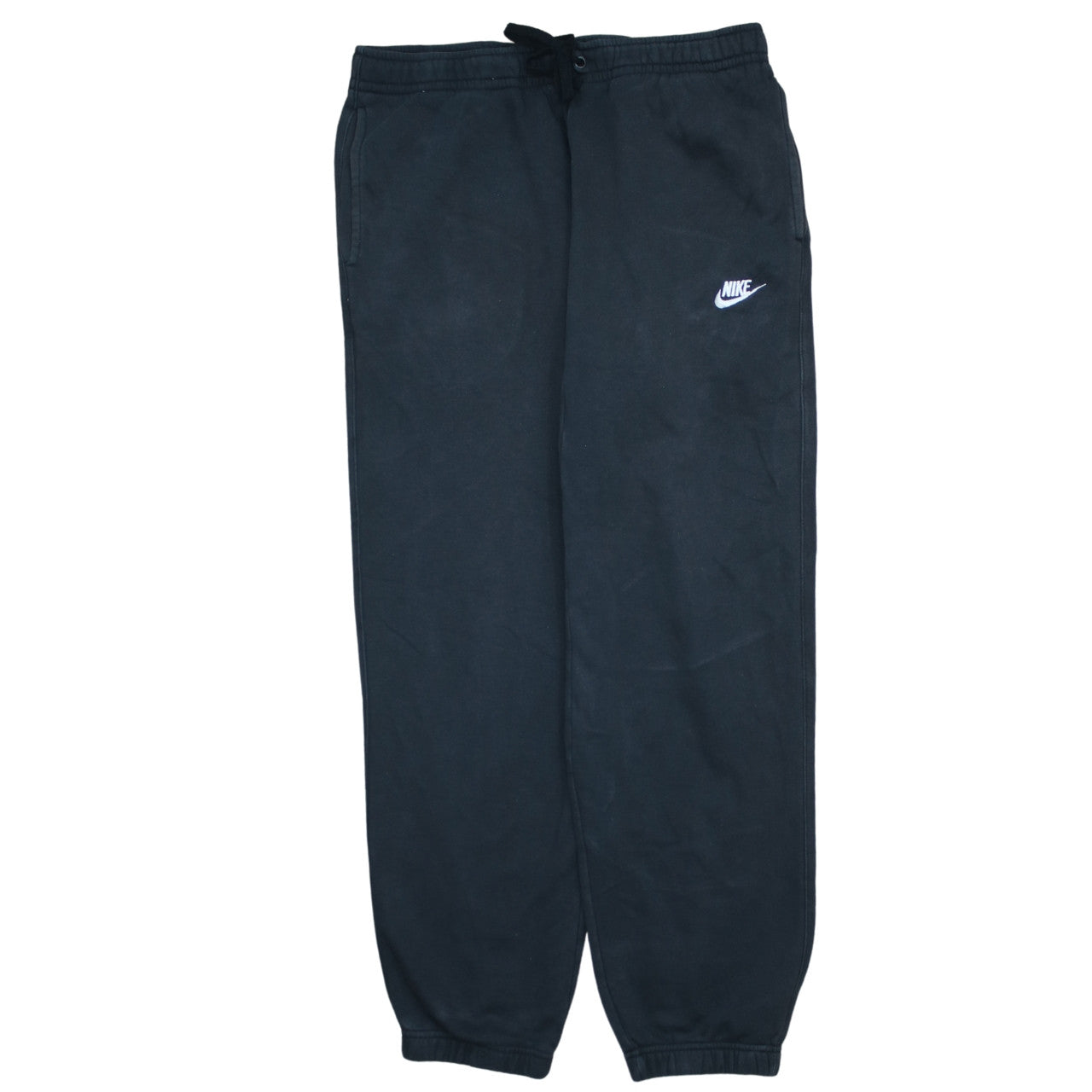 Nike Men's Black Regular Fit Sweatpants M Fleece Trousers