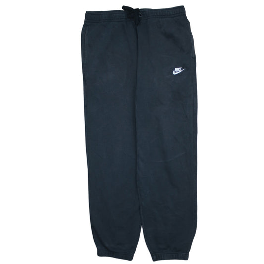 Nike Men's Black Regular Fit Sweatpants M Fleece Trousers