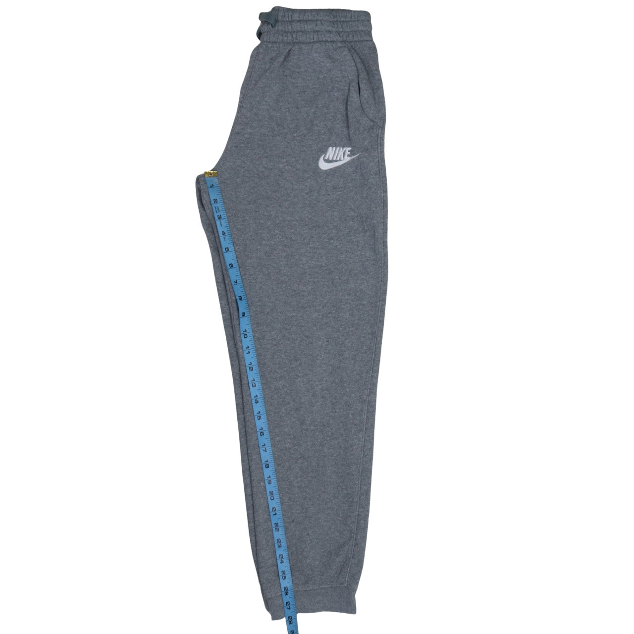 Nike Boys Grey Jogger Sweatpants 14 Years Regular Fit Fleece Activewear