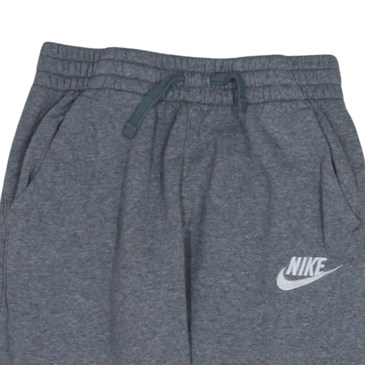 Nike Boys Grey Jogger Sweatpants 14 Years Regular Fit Fleece Activewear