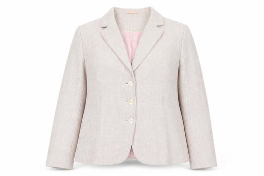 Next Women's Beige Wool Blend Blazer Jacket Size 20