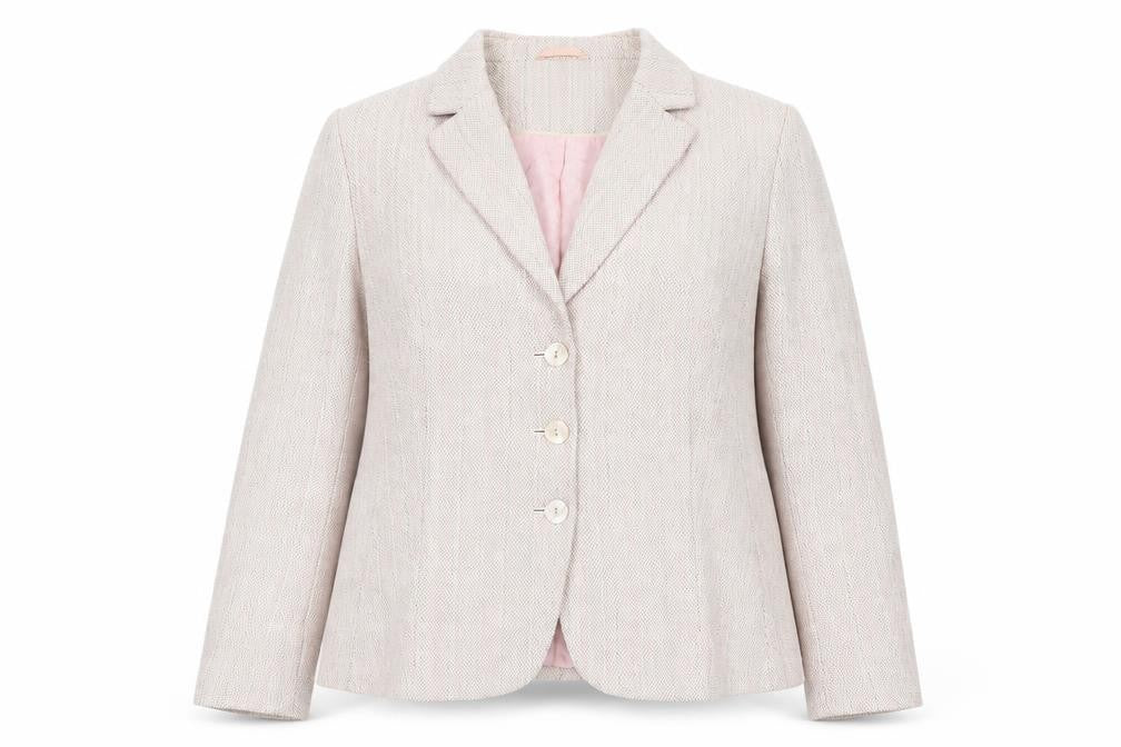 Next Women's Beige Wool Blend Blazer Jacket Size 20