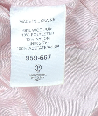 Next Women's Beige Wool Blend Blazer Jacket Size 20