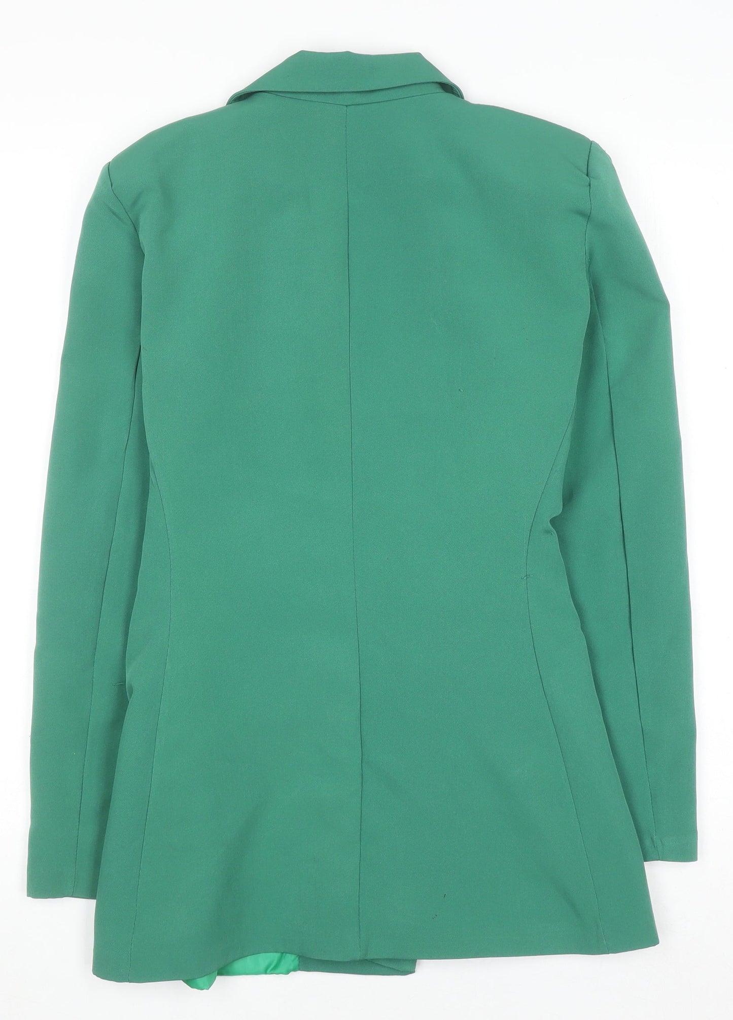 Boohoo Women’s Green Long Sleeve Blazer Jacket UK 12