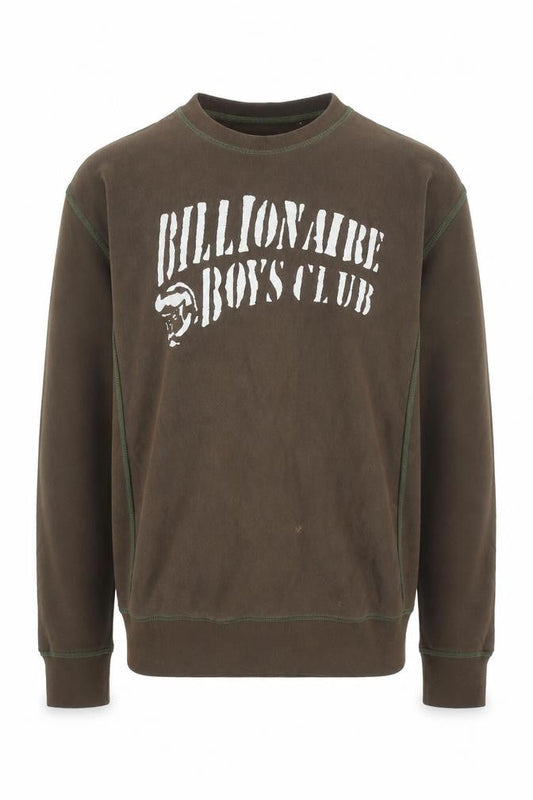 Billionaire Boys Club Mens Brown Medium Pullover Sweatshirt Logo Graphic