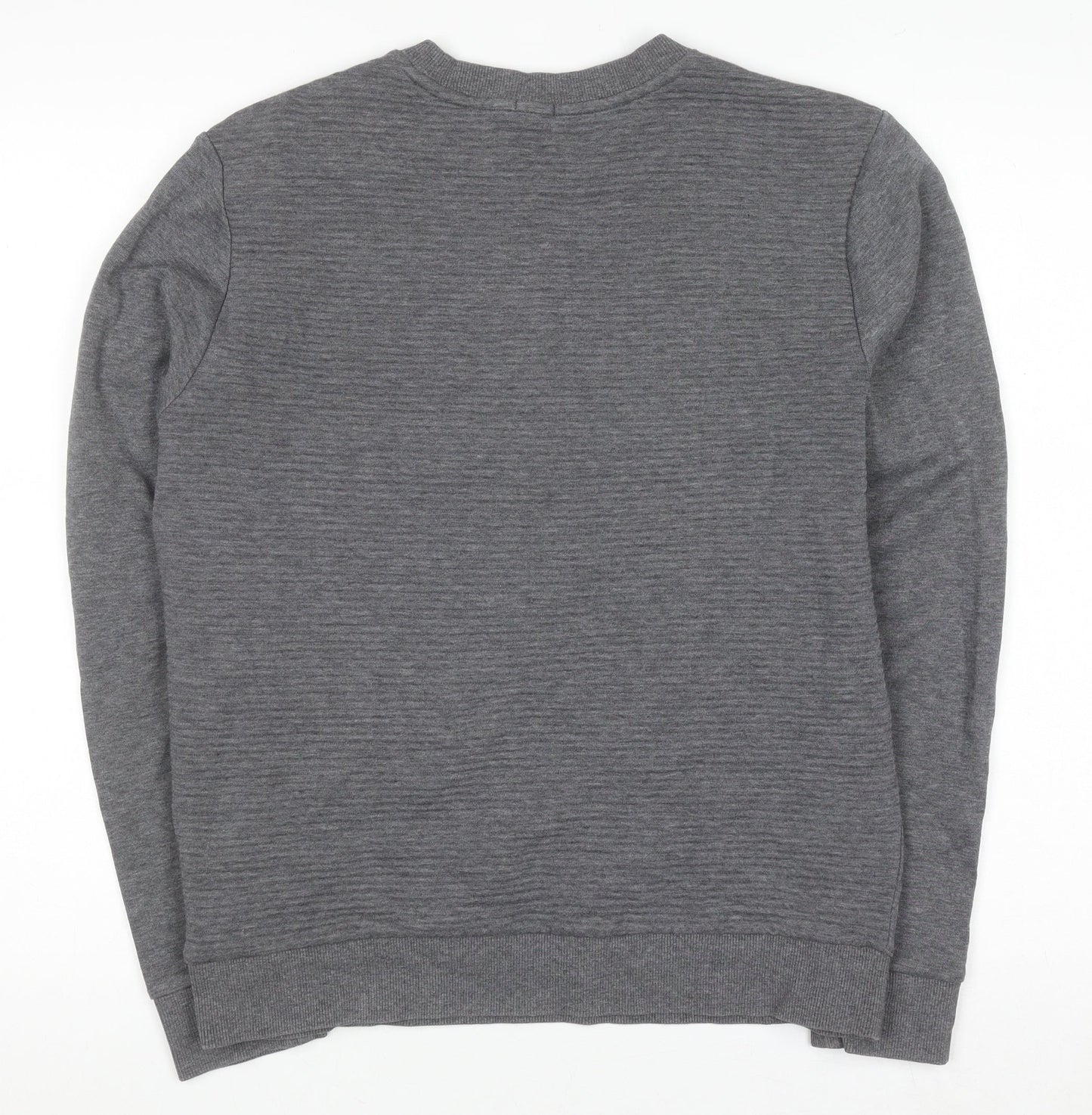 Hugo Boss Men's Grey Slim Fit Crew Neck Sweatshirt Size M