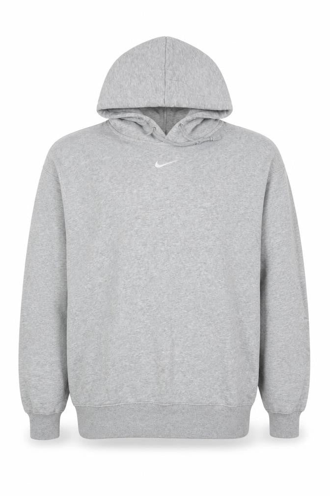Nike Men's Grey Pullover Hoodie Small Fleece Regular Fit