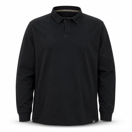 BAM Men's Black XL Long Sleeve Collared Casual Shirt