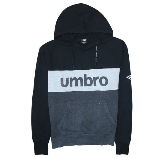 Umbro Men's Black XL Pullover Hoodie with Logo Design