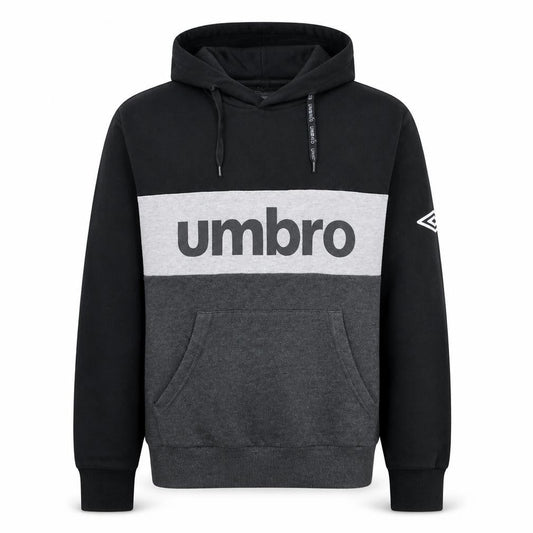 Umbro Men's Black XL Pullover Hoodie with Logo Design