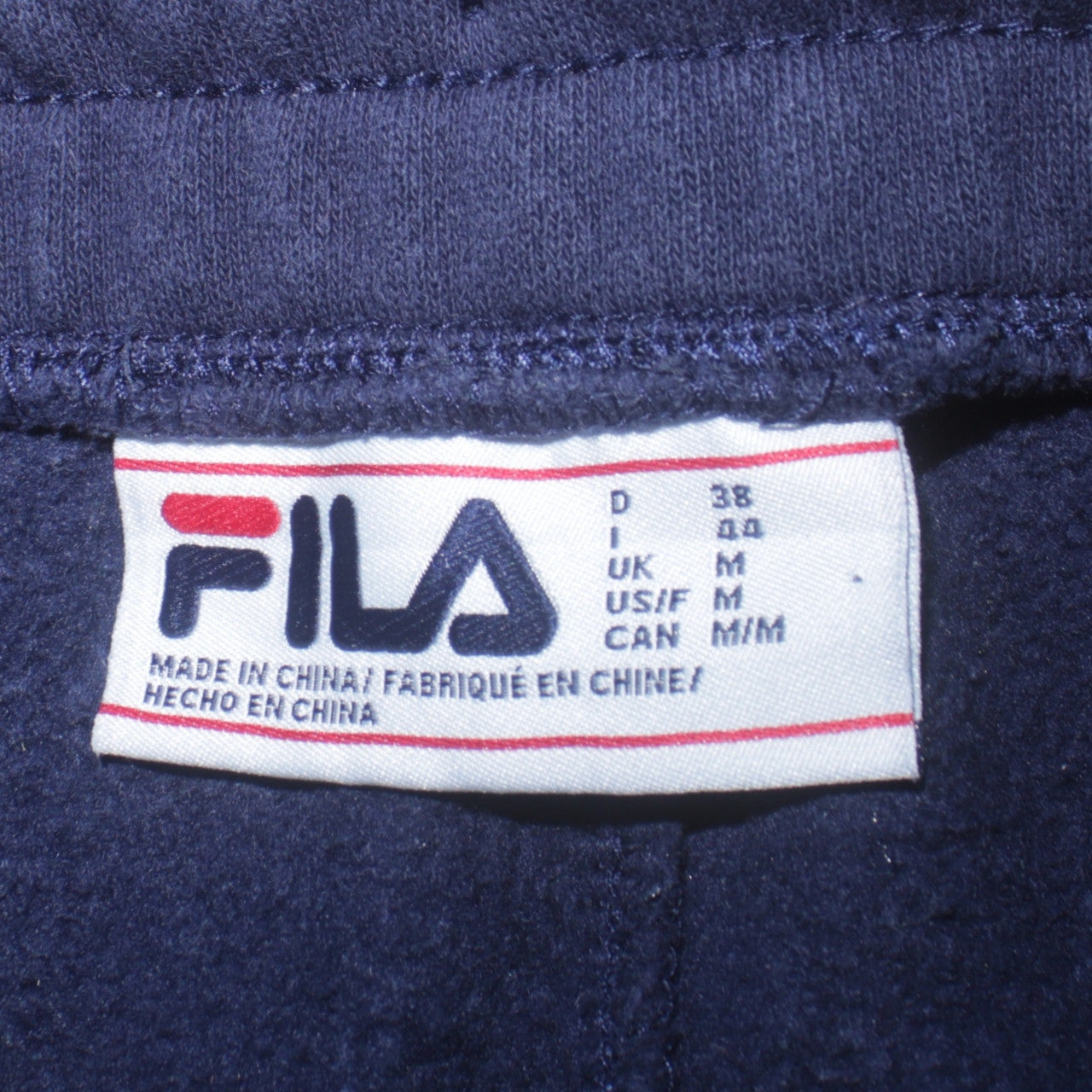 Fila Men's Blue Jogger Sweatpants Size M Regular Fit Activewear