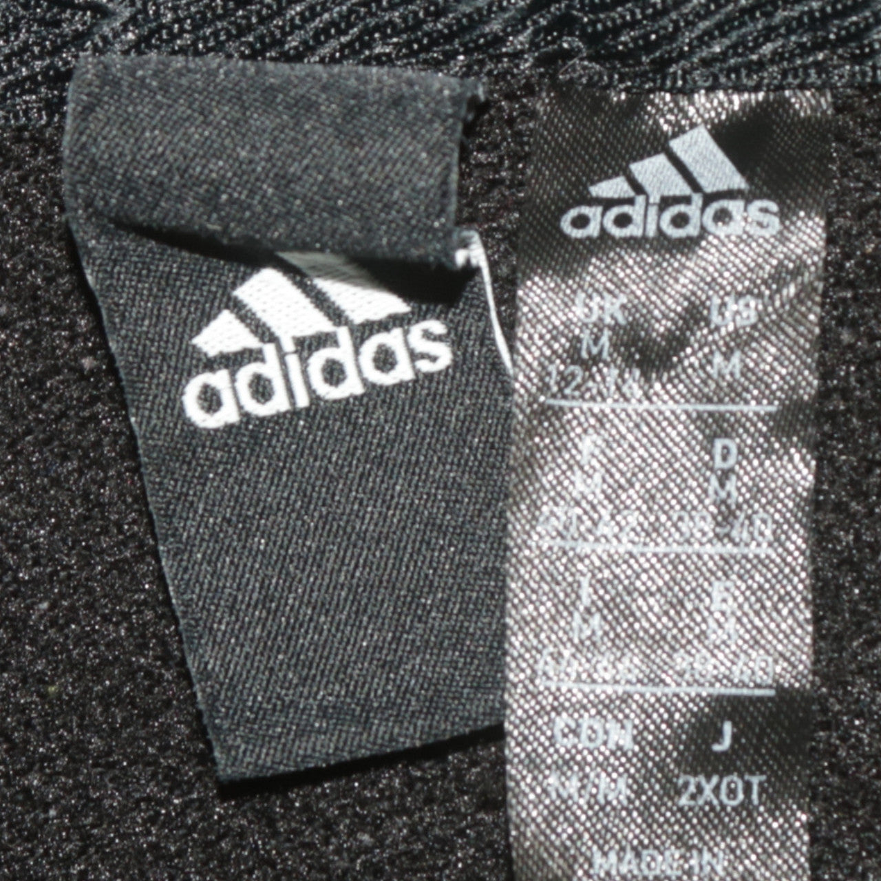 Adidas Womens Black Full Zip Hoodie Size M Classic Logo Design