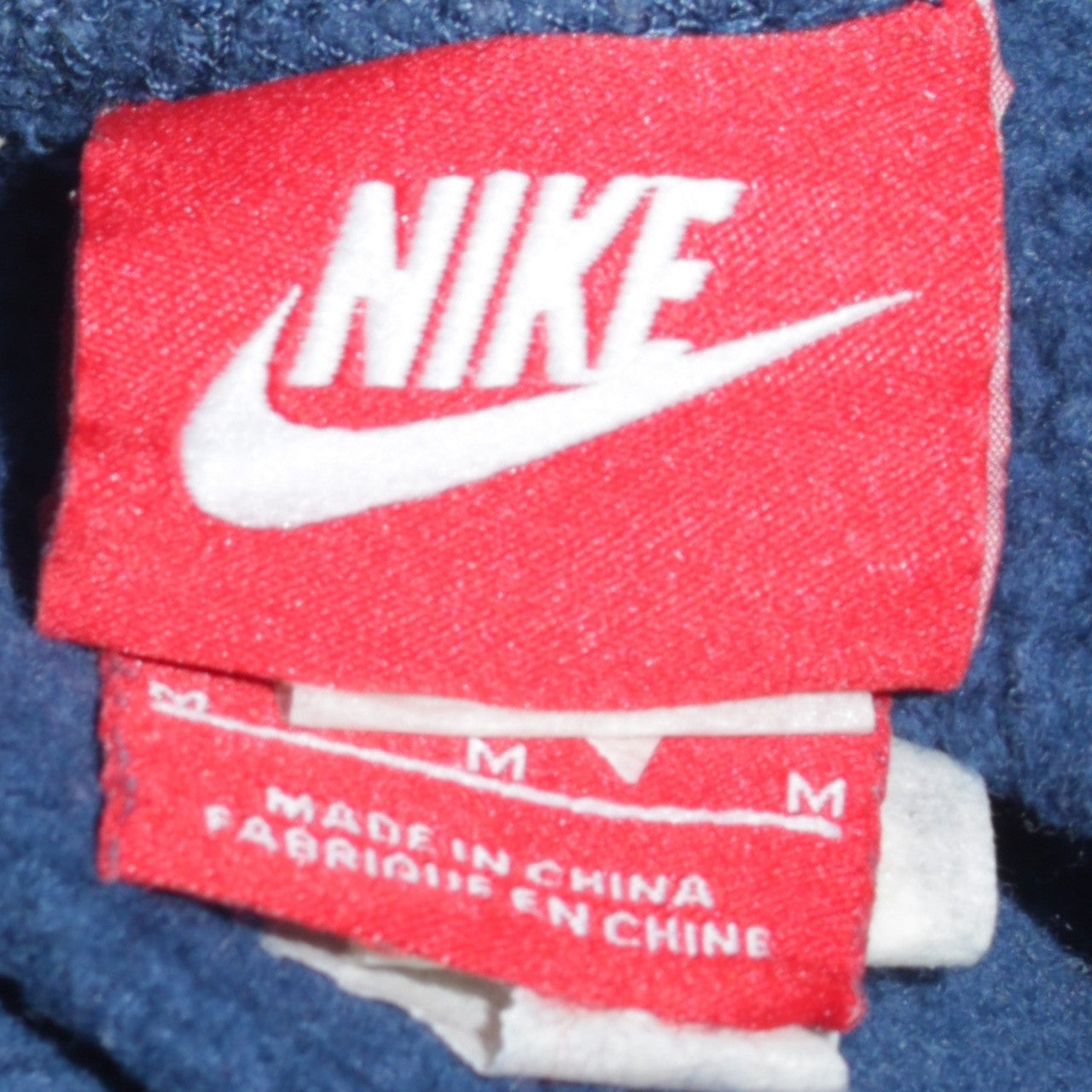 Nike Men Blue Regular Fit Jogger Sweatpants M Cotton Blend Tapered