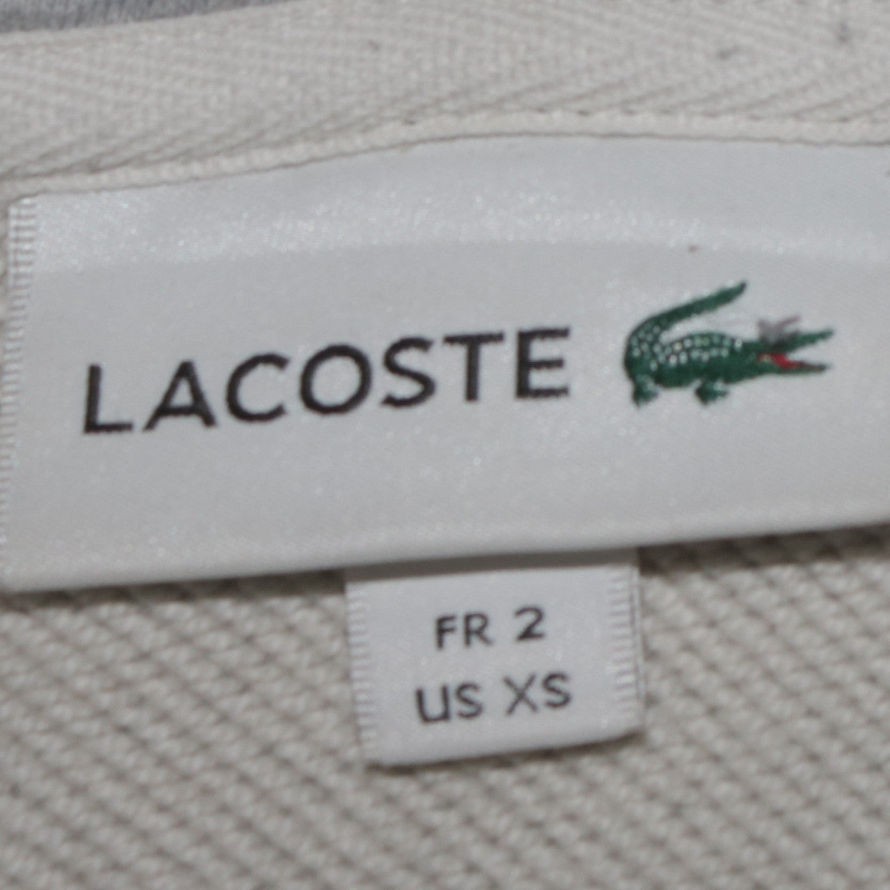 Lacoste Men's Grey XS Pullover Hoodie with Logo Detail