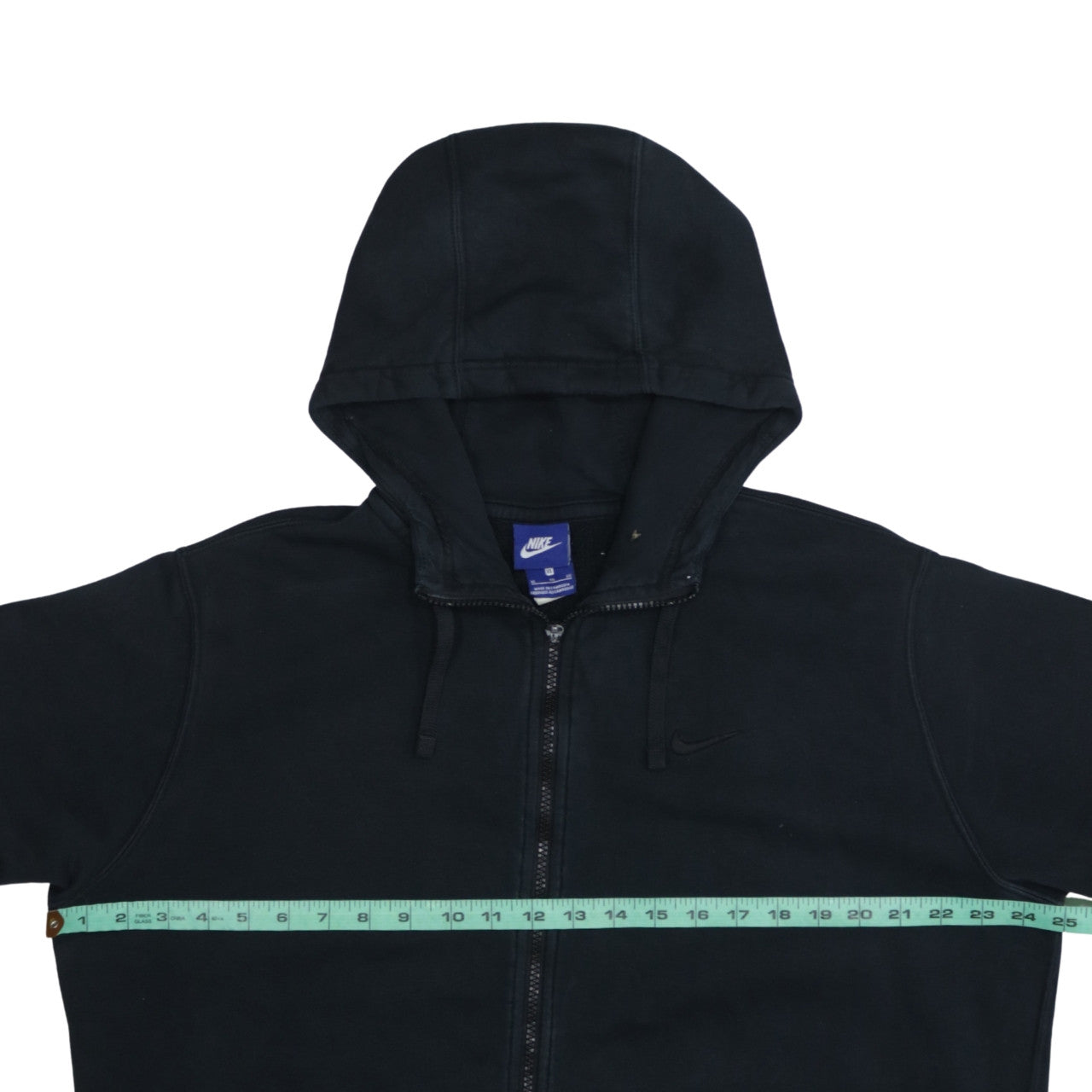 Nike Men's Black XL Full Zip Hoodie Fleece Sweatshirt