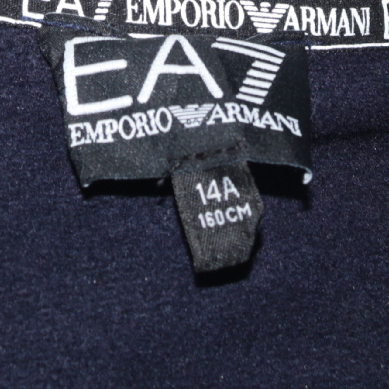 Emporio Armani EA7 Boys Multicoloured 14Y Half Zip Hoodie