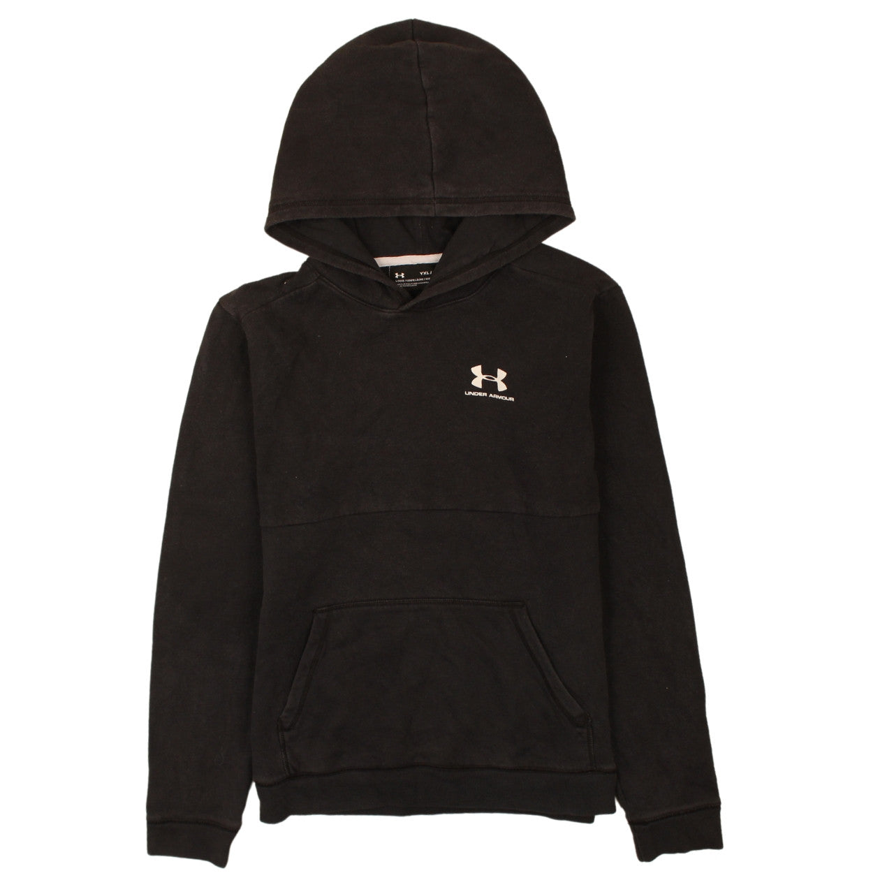 Under Armour Boys Black YXL Pullover Hoodie ColdGear Loose Fit