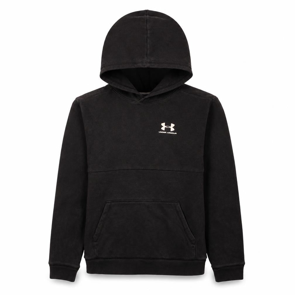 Under Armour Boys Black YXL Pullover Hoodie ColdGear Loose Fit