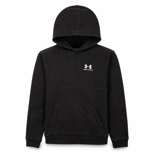 Under Armour Boys Black YXL Pullover Hoodie ColdGear Loose Fit