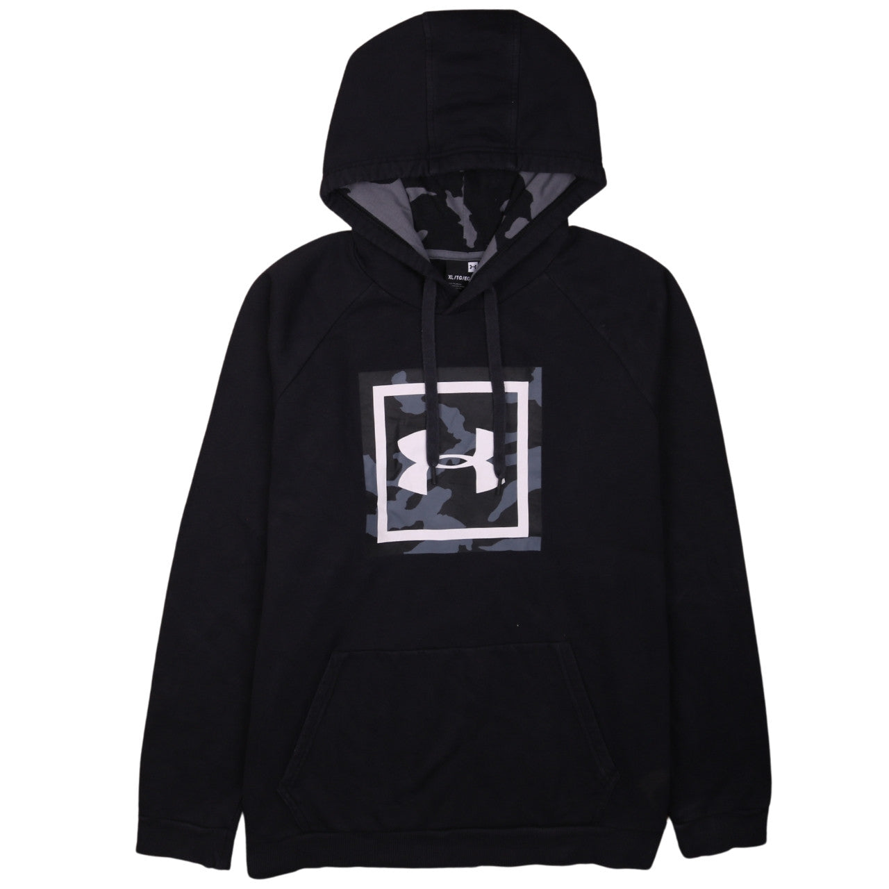 Under Armour Men's Black XL Pullover Hoodie with Logo
