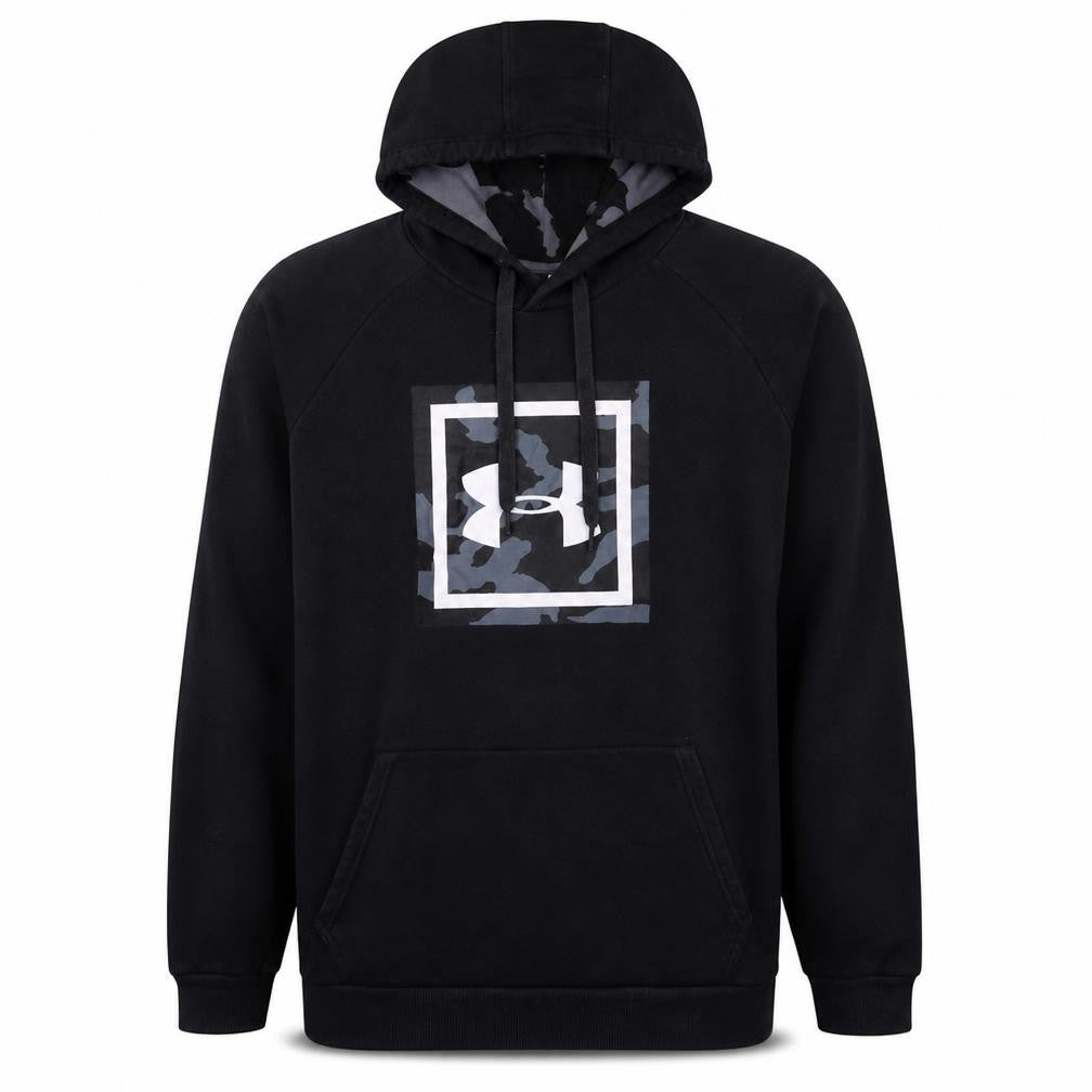 Under Armour Men's Black XL Pullover Hoodie with Logo