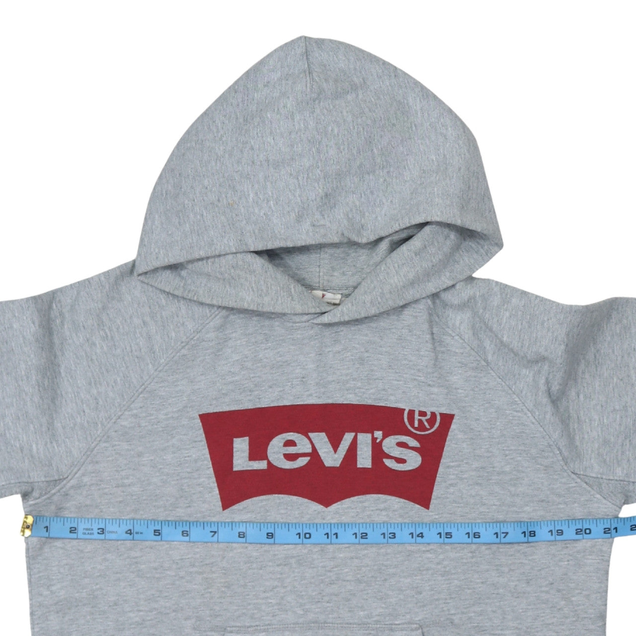 Levi's Grey Logo Pullover Hoodie Teens M Regular Fit