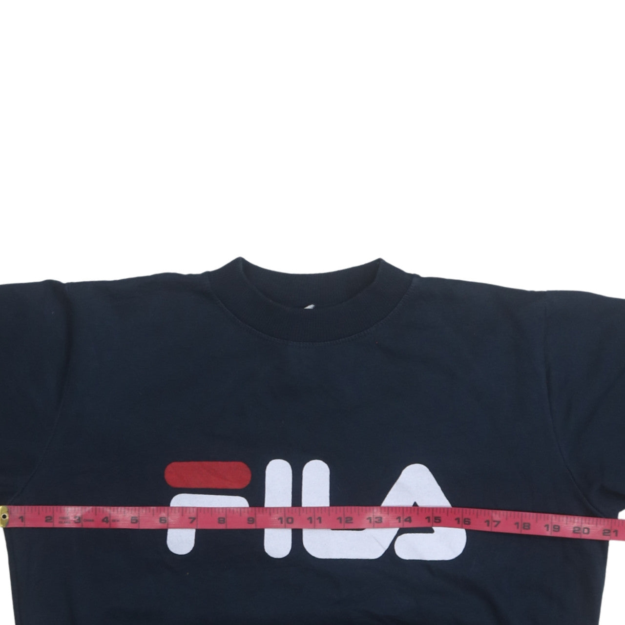 Fila Mens Blue Small Pullover Crew Neck Sweatshirt