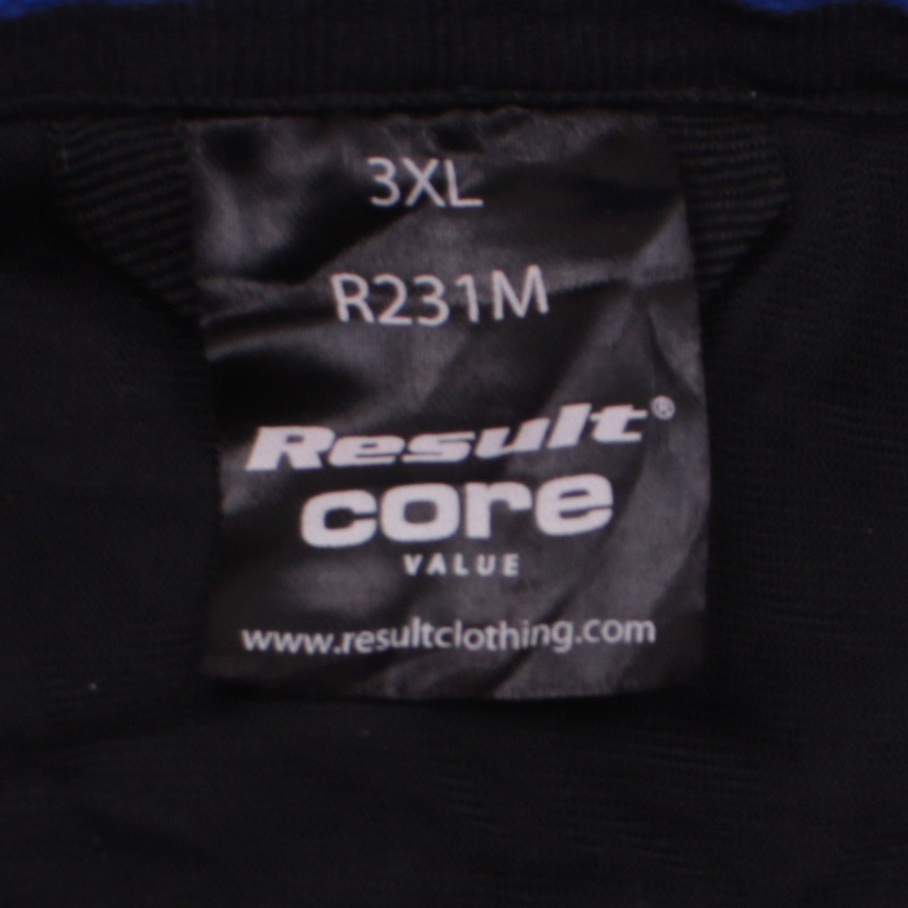 Result Core Mens 3XL Blue Softshell Work Jacket