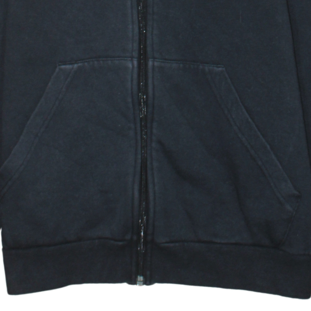 Adidas Boys Black Full Zip Hoodie 14-15 Years Hooded Sweatshirt