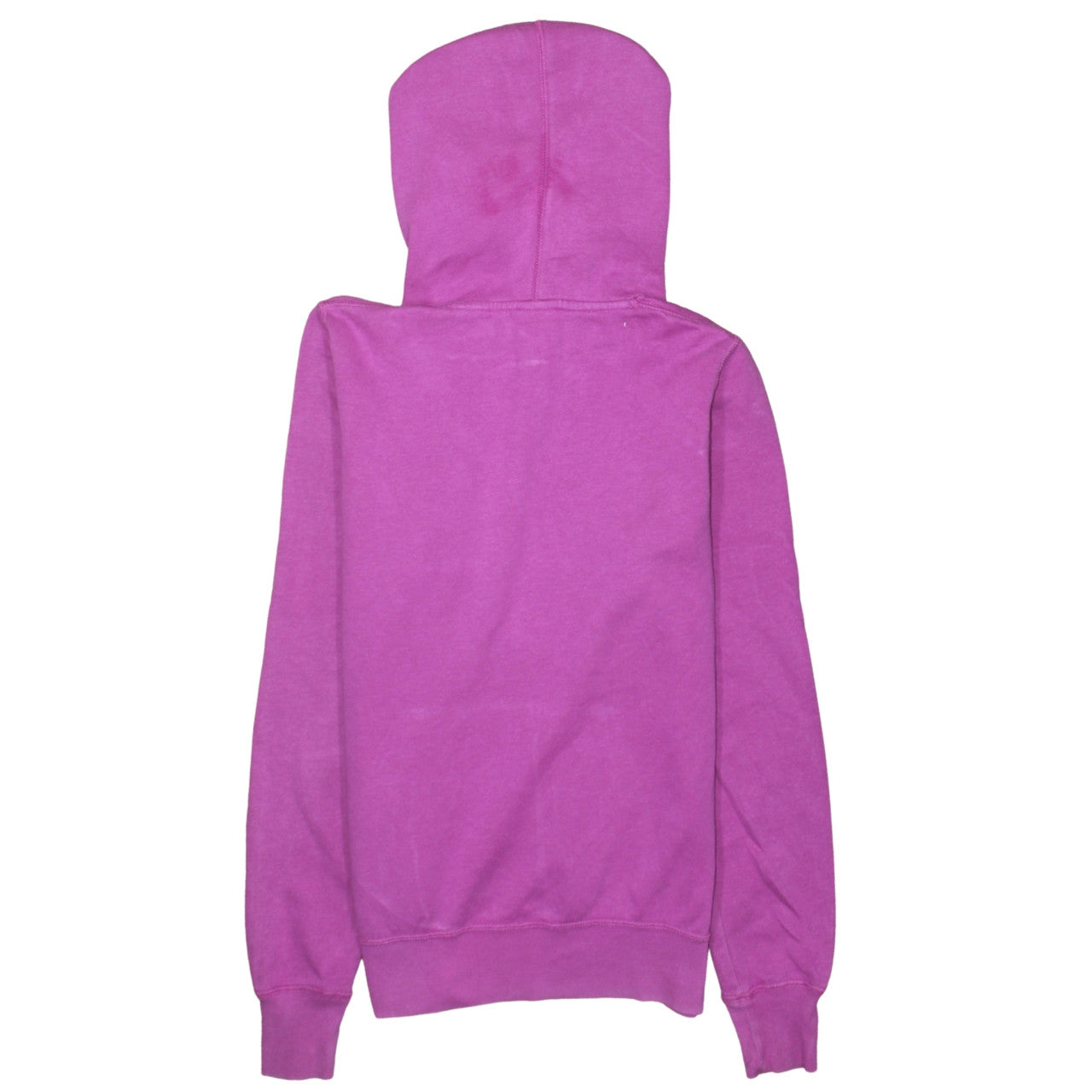 Nike Women Pink Pullover Hoodie Small Logo Design Cotton Blend