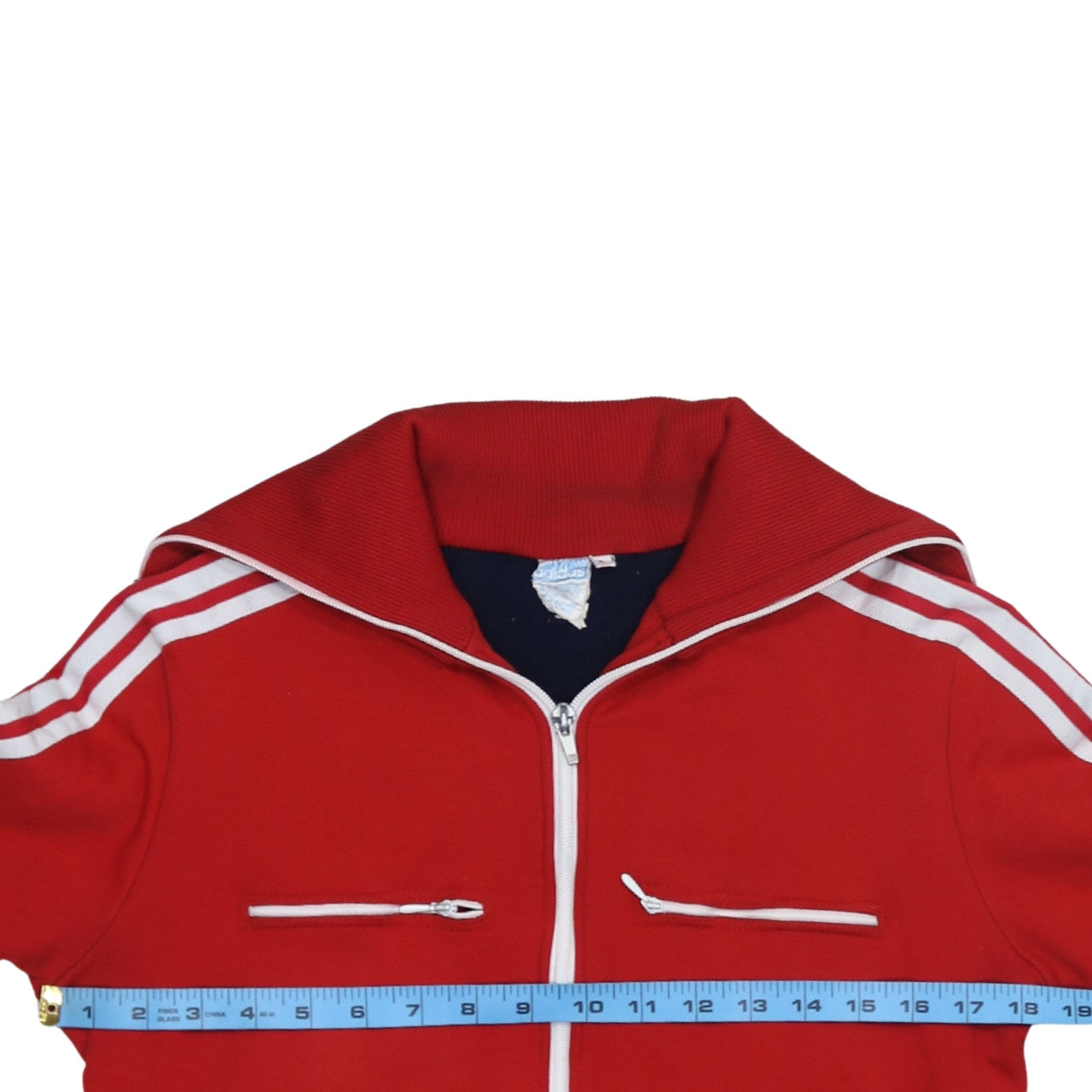 Adidas Womens Red Full Zip Hoodie Jacket Size M Retro Sports Style