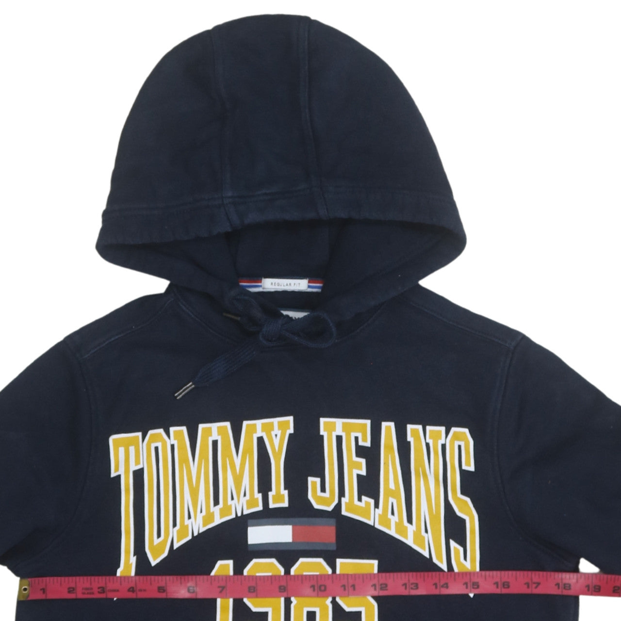 Tommy Jeans Men's Blue XS Pullover Hoodie Regular Fit
