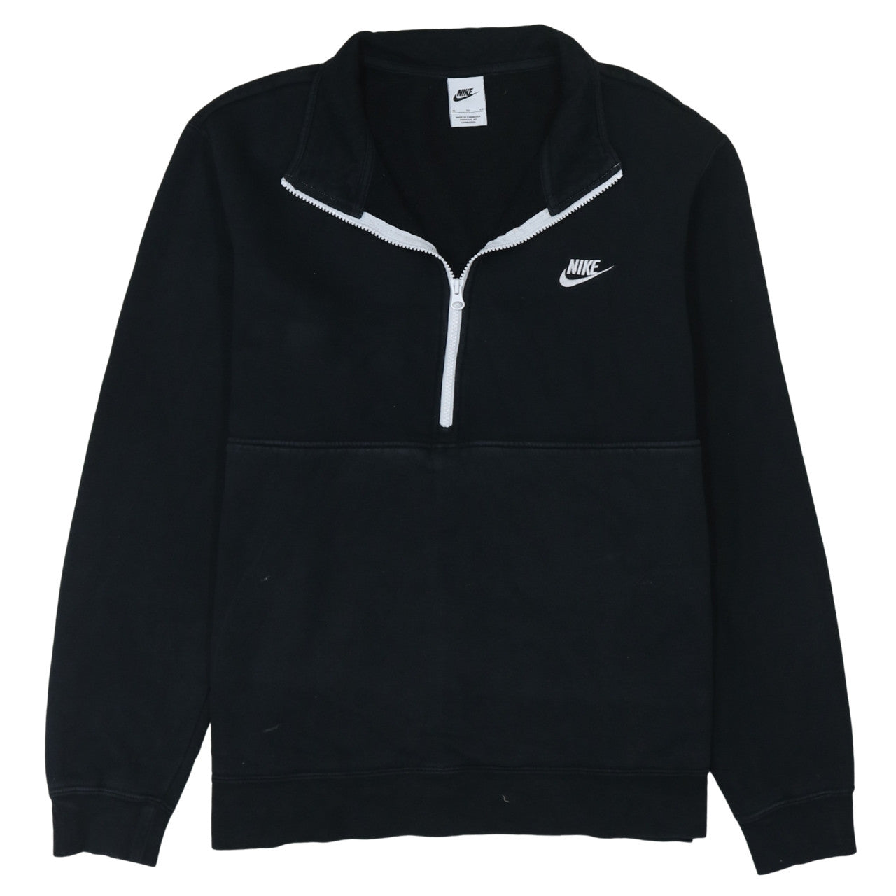 Nike Men's Black XL 1/2 Zip Sports Sweatshirt Fleece