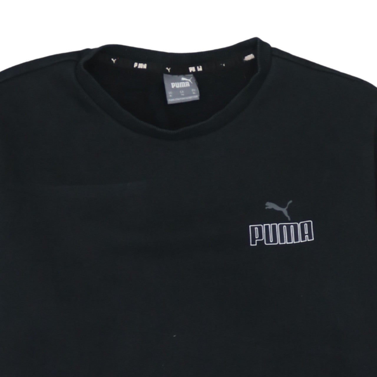 Puma Men's Black XL Crew Neck Pullover Sweatshirt