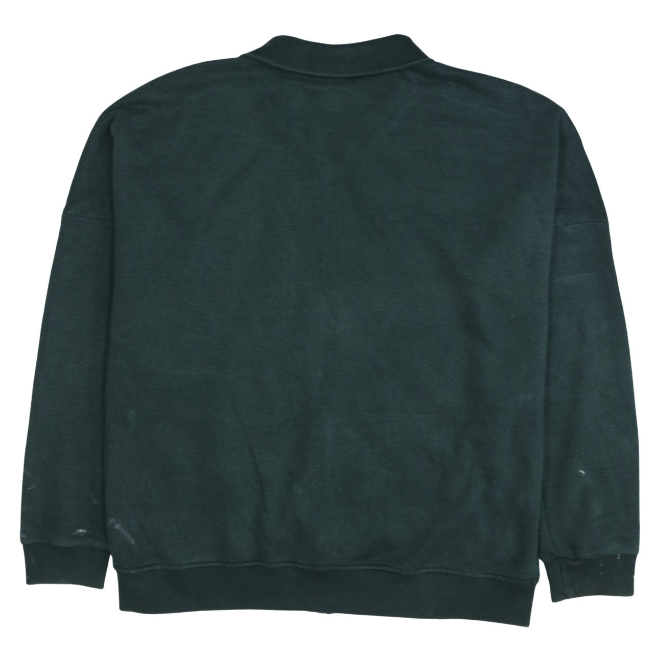 Adidas Men’s Green Full Zip Fleece Sweatshirt XL Regular Fit