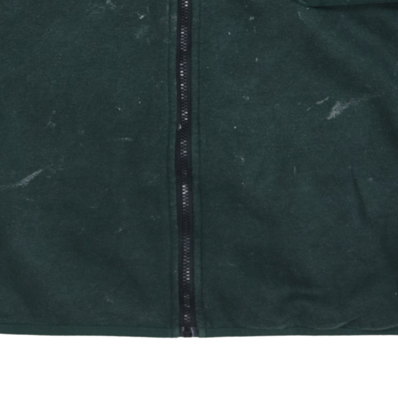Adidas Men’s Green Full Zip Fleece Sweatshirt XL Regular Fit