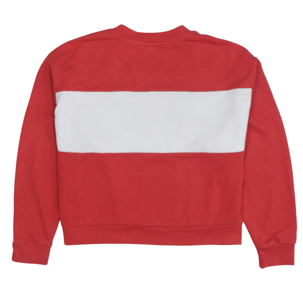 Levi's Women's Red Logo Crew Neck Pullover Sweatshirt Size S