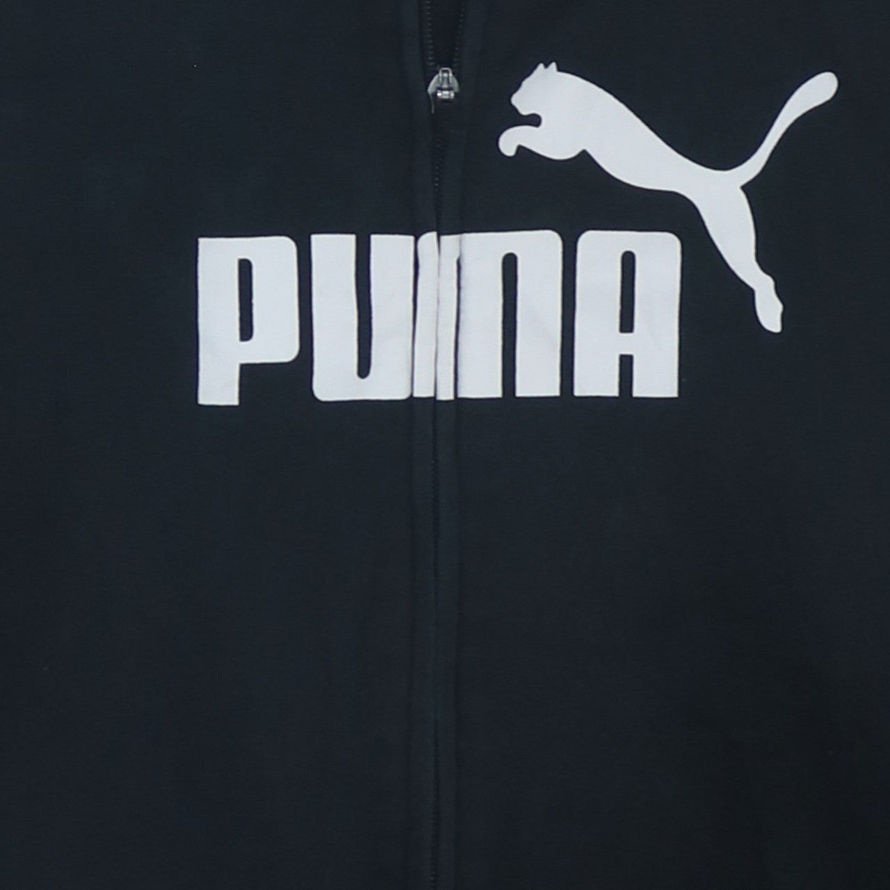 Puma Women's Black Size 12 Full Zip Hoodie Sweatshirt
