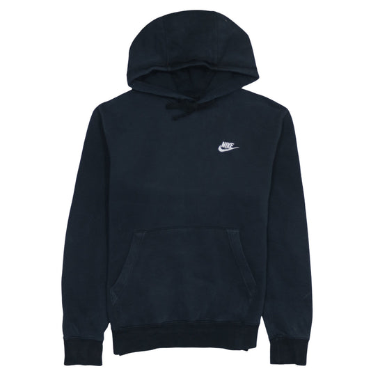 Nike Men's Black Pullover Hoodie Size M Fleece Logo Sportswear