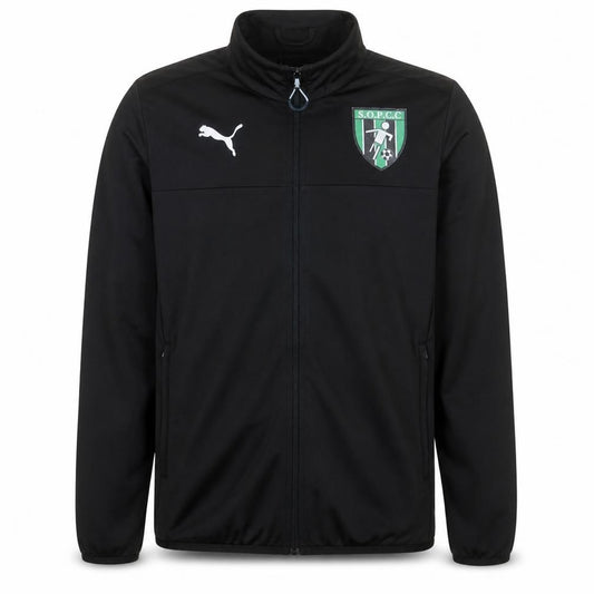 Puma Men's Black Full Zip Football Track Sweatshirt S