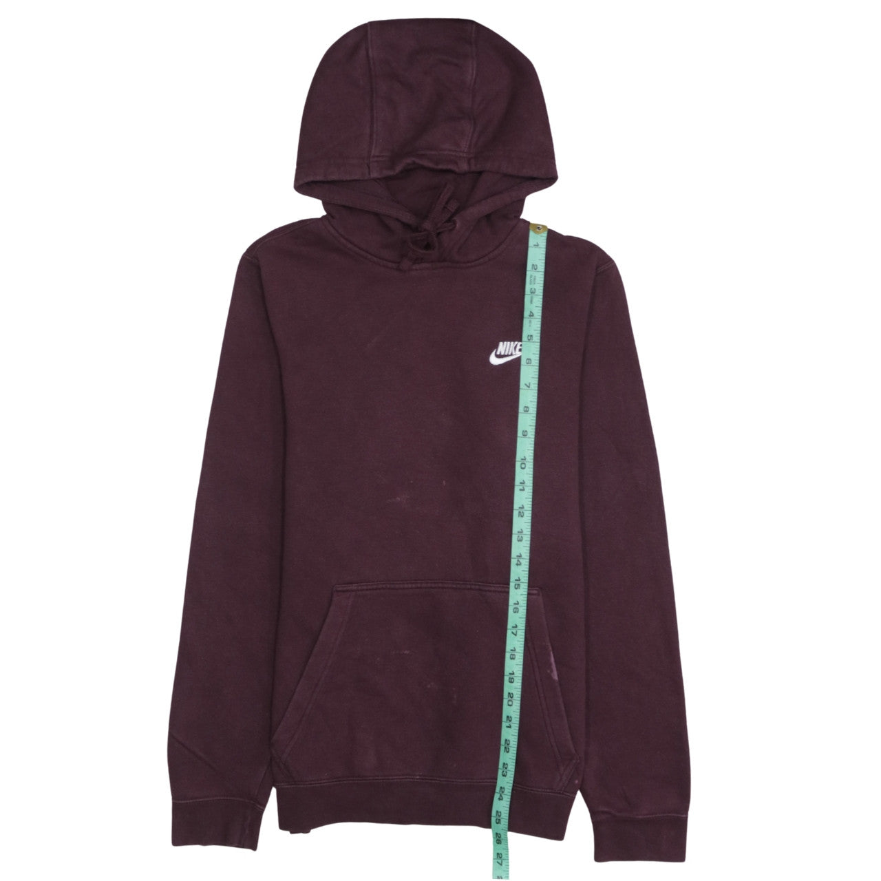 Nike Men's Purple Small Pullover Hoodie with Logo
